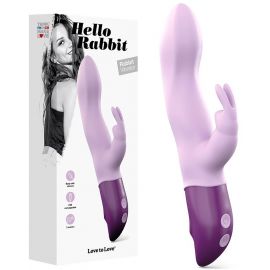 VIBROMASSEUR RECHARGEABLE HELLO RABBIT VIOLET - LOVE TO LOVE 