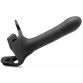 GODE CEINTURE EN SILICONE NOIR ZORO 16.5 CM - PERFECT FIT 