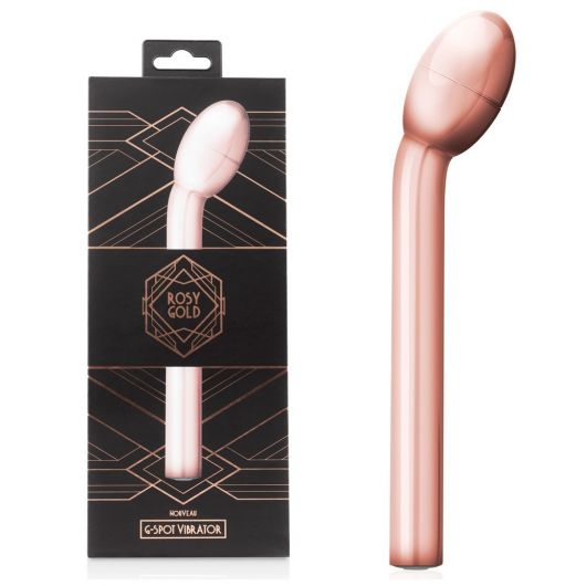 VIBROMASSEUR RECHARGEABLE SPECIAL POINT G - ROSY GOLD 