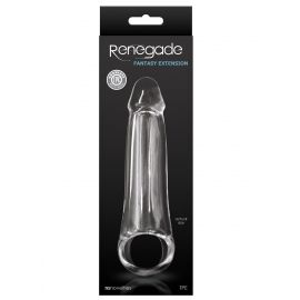 GAINE DE PÉNIS TRANSPARENTE 14 CM - RENEGADE 