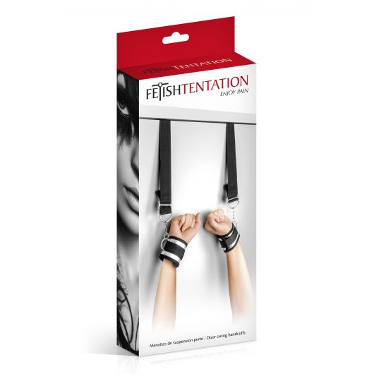 MENOTTES SUSPENSION DE PORTE - FETISH TENTATION MENOTTES SUSPENSION DE PORTE - FETISH TENTATION
