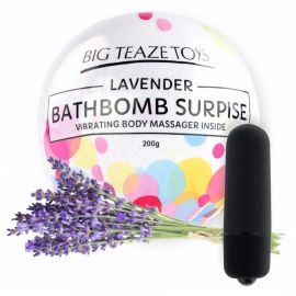 BOMBE DE BAIN MOUSSANTE LAVANDE AVEC VIBRO - BIG TEASE TOYS 