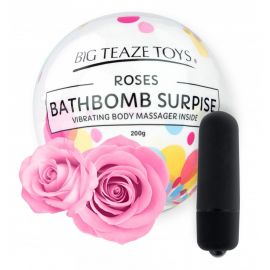 BOMBE DE BAIN MOUSSANTE ROSE AVEC VIBRO - BIG TEASE TOYS 