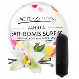 BOMBE DE BAIN MOUSSANTE VANILLE AVEC VIBRO - BIG TEASE TOYS 