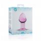 PLUG ANAL EN VERRE ROSE N°26 - GILDO 