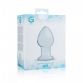 PLUG ANAL EN VERRE TRANSPARENT N°26 - GILDO 