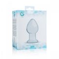 PLUG ANAL EN VERRE TRANSPARENT N°26 - GILDO 