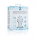 PLUG ANAL EN VERRE TRANSPARENT N°26 - GILDO 