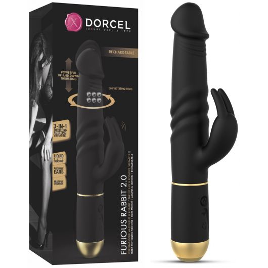 VIBROMASSEUR RABBIT FURIOUS 2.0 - DORCEL VIBROMASSEUR RABBIT FURIOUS 2.0 - DORCEL