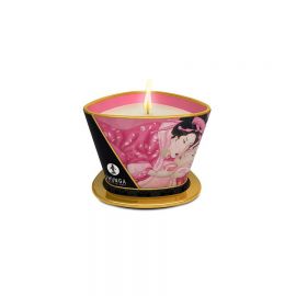 BOUGIE DE MASSAGE PARFUMÉ PÉTALES DE ROSE - SHUNGA 