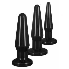 LOT DE 3 PLUGS BEST BUTT - ANAL PLAY 