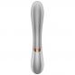 VIBROMASSEUR RABBIT HOT LOVER SILVER CONNECTÉ - SATISFYER 
