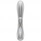 VIBROMASSEUR RABBIT HOT LOVER SILVER CONNECTÉ - SATISFYER 