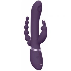 VIBROMASSEUR RABBIT 3 EN 1 RINI VIOLET - VIVE 