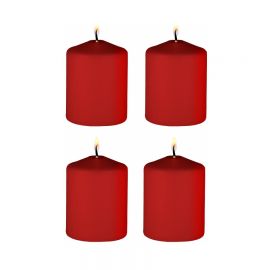 4 BOUGIES TEASE CANDLE - ORANGE SANGUINE - OUCH 