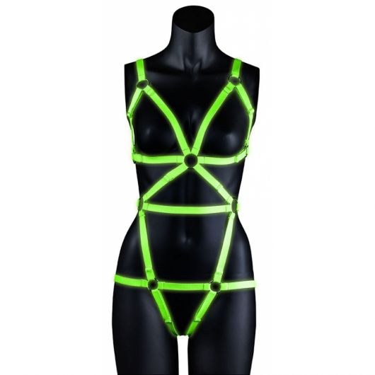 HARNAIS PHOSPHORESCENT - GLOW - OUCH HARNAIS PHOSPHORESCENT - GLOW - OUCH