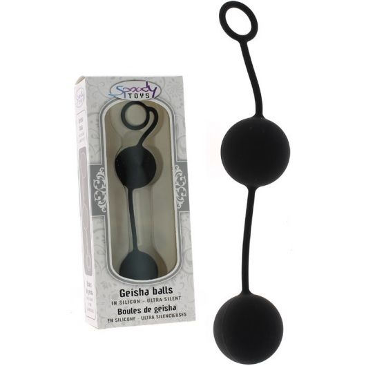 BOULES DE GEISHA EN SILICONE NOIR - SPOODY TOYS 