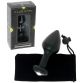PLUG BIJOU ALUMINIUM NOIR Ø 3.8 CM - 126 GRAMMES