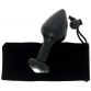 PLUG BIJOU ALUMINIUM NOIR Ø 3.8 CM - 126 GRAMMES