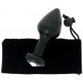 PLUG BIJOU ALUMINIUM NOIR Ø 3.8 CM - 126 GRAMMES