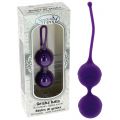 BOULES DE GEISHA SILICONE VIOLET - Ø 3.6 CM 