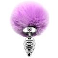 PLUG SMALL AVEC POMPON VIOLET - ALIVE 