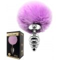 PLUG SMALL AVEC POMPON VIOLET - ALIVE 