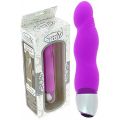 VIBROMASSEUR SEMI-RÉALISTE SILICONE - VIOLET 