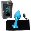 PLUG BIJOU ALUMINIUM BLEU Ø 3.8 CM - 126 GRAMMES
