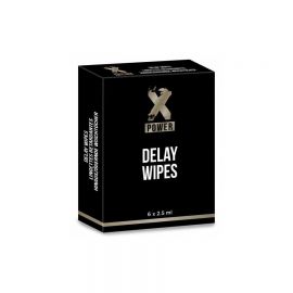 LINGETTES RETARDANTES DELAY WIPES - XPOWER 