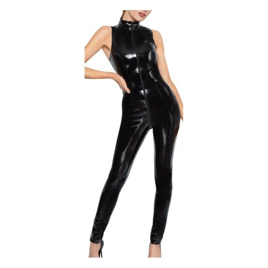 COMBINAISON VINYL OVERALL ZIP - BLACK LEVEL COMBINAISON VINYL OVERALL ZIP - BLACK LEVEL