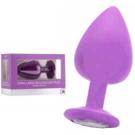 PLUG ANAL EXTRA LARGE DIAMOND VIOLET - OUCH